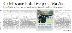 Mario Balotelli Corriere della Sera July 14th