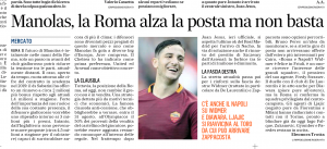 Kostas Manolas Il Messaggero July 15th