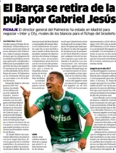 Gabriel Jesus Marca July 19th