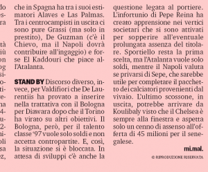 Koulibaly Gazzetta dello Sport August 2nd