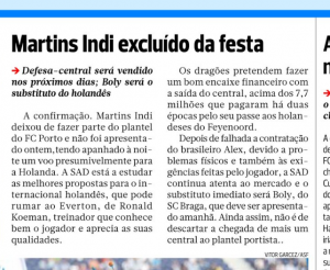 A Bola Bruno Martins Indi August 7th