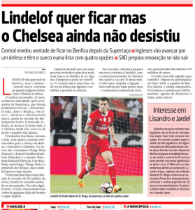 Victor Lindelof A Bola August 9th