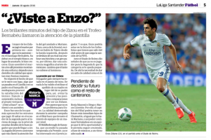 Enzo Zidane Marca August 18th