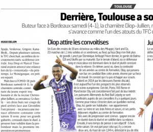 Issa Diop L'Equipe August 22nd