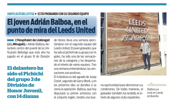 Adrian Balboa Leeds United