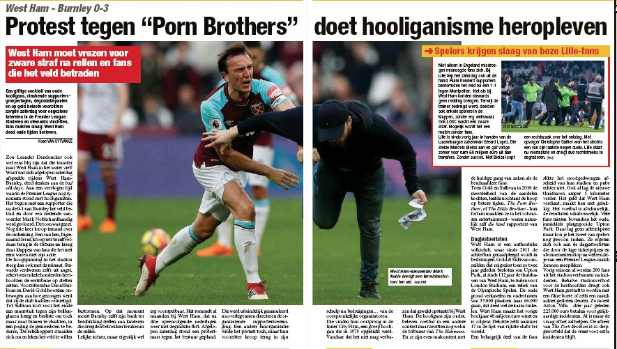 885px x 501px - Porn brothers', 'civil war', 'king of porno' - West Ham getting all the  wrong headlines around Europe - Sport Witness