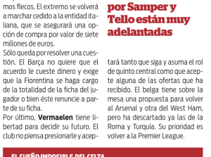 Vermaelen Sport August 2nd