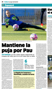 Pau Lopez Marca August 8th