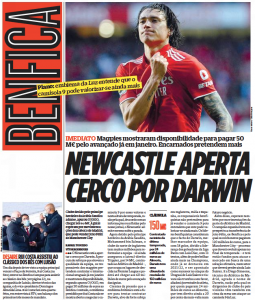 Darwin Nunez Newcastle €60m