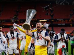 Player takes ‘step forward’ with Tottenham exit – Partly because of the food Bilbao, Spain: 05 17 2025: Radu Dragusin seen during UEFA Europa League 2025 final game between Tottenham Hotspur FC and Manchester United FC