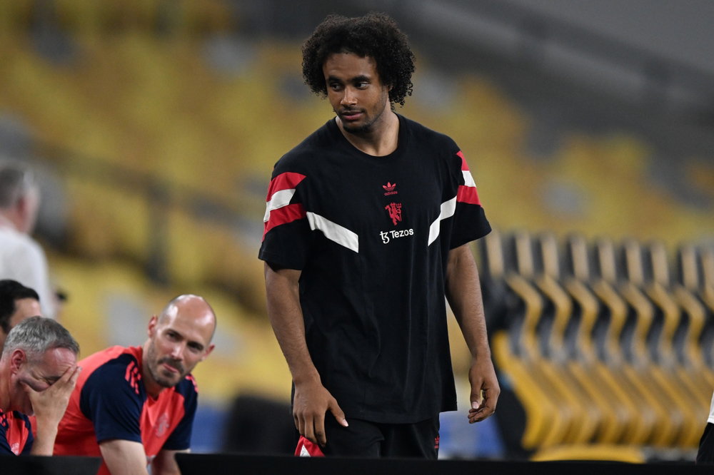 Manchester United forward Joshua Zirkzee