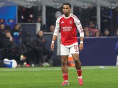 Arsenal player out of training and sat pitch-side as injury hits with national team Jurrien Timber