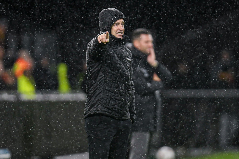 Aston Villa manager Unai Emery