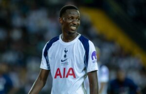 Tottenham Hotspur midfielder Pape Matar Sarr
