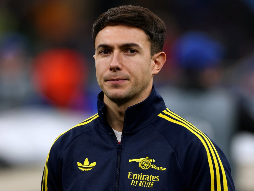 Arsenal midfielder Martin Zubimendi