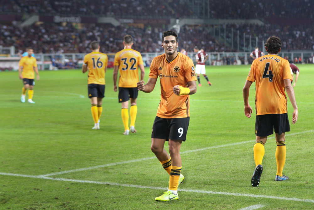 Raúl Jiménez during his time at Wolves