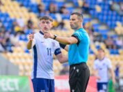 Everton and Fulham prepared to pay €30m for Tottenham wide man Tottenham youngster Mikey Moore in action for England youth