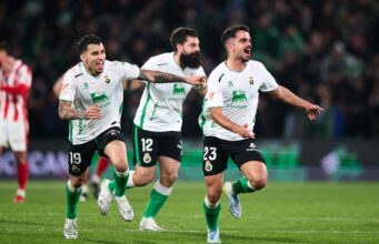 Another Nottingham Forest target could join Olympiacos first – Route to Premier League being floated Gustavo Puerta (No.19) celebrates a Racing Santander goal