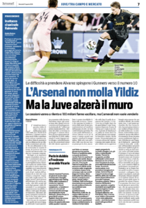 Arsenal interest is big news