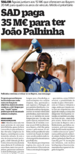 O Jogo on Aston Villa losing ground for João Palhinha