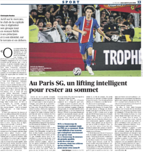 Le Figaro cover PSG's transfer stance as Liverpool hover