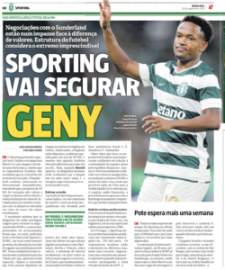 Record on Sporting's tough stance with Sunderland