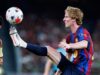 From Spain: Barcelona defer first Anthony Gordon payment to Newcastle United until 2027 Anthony Gordon in Barcelona kit kicking the ball