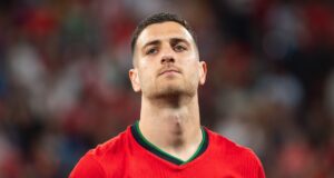 Manchester United star says losing cannot become “the norm” – Sends message after difficult start Diogo Dalot pictured lining up for Portugal