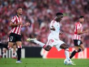 Arsenal and Fulham scouting 2 Sevilla players – Midfielder and centre-back Image of Lucien Agoumé in action for Sevilla