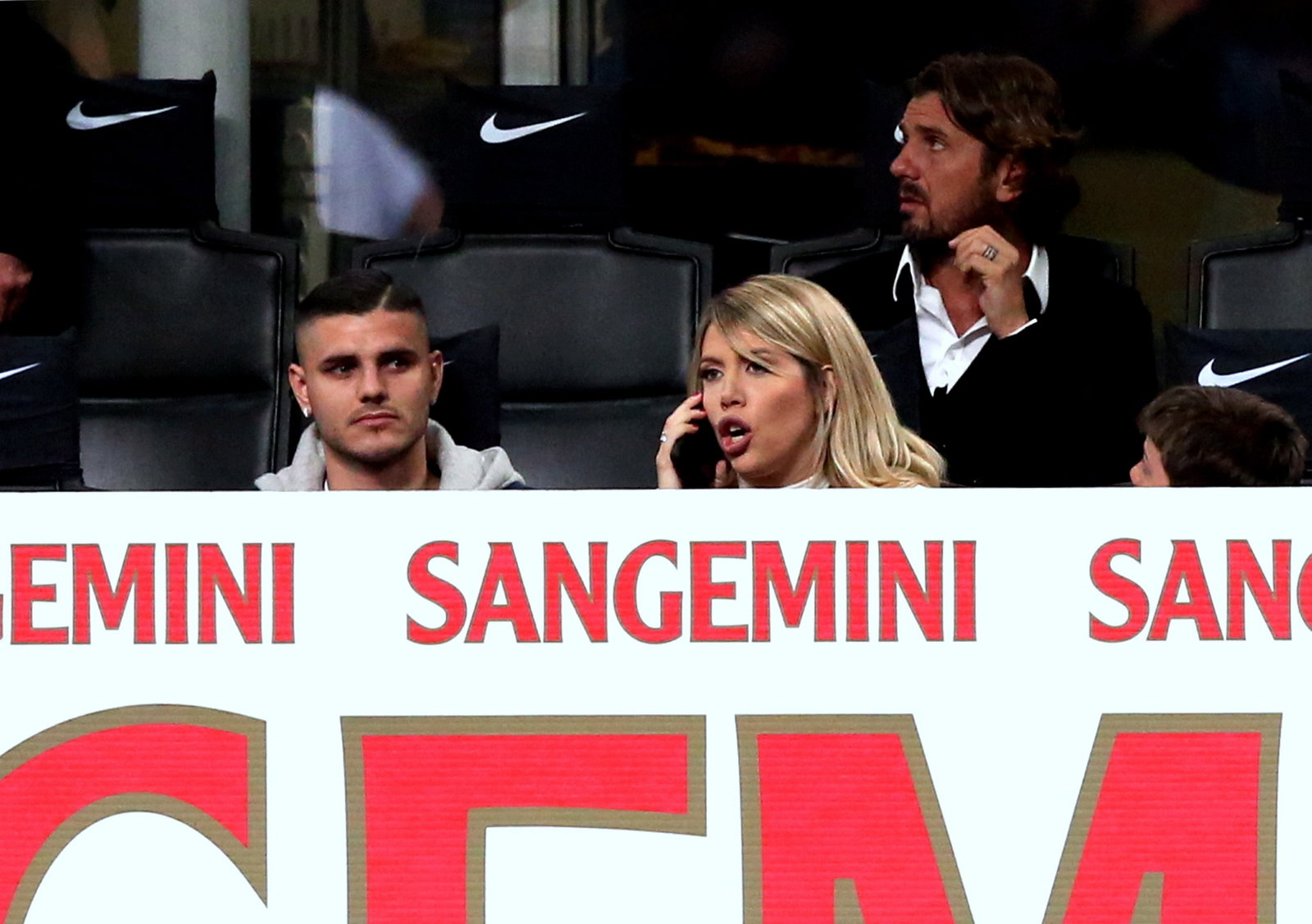 Mauro Icardi and Wanda Nara