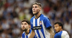 “He’ll be at Manchester City next year” – 5 goals in 5 games striker tipped for stardom Roberto Fernandez pictured in action for Espanyol